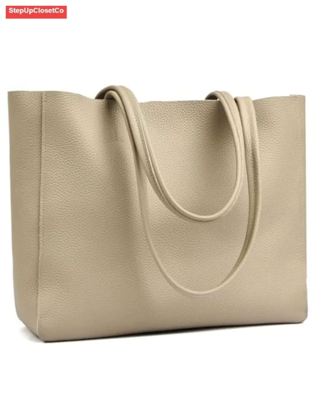 Genuine Leather Tote Bag for Women Soft Shoulder Handbag